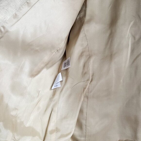 JOnes New York Metallic Linen Blazer M - Picture 6 of 7